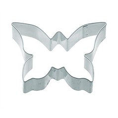 metal butterfly shaped cookie cutter, 7.5cm