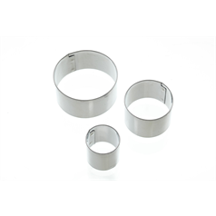 Set of 3 Round Fondant Cutters