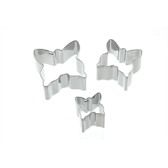 Set of 3 Butterly Fondant Cutters
