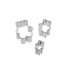 Set of 3 Bear Fondant Cutters