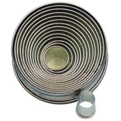 round plain cutters, 14 pieces