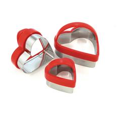 Eddingtons Heart Pastry Cutters, Set of 3