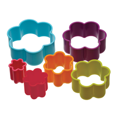 Set of 6 Flower Cookie Cutters