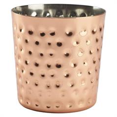 Copper Serving Cups, 42cl/14.8oz, Hammered