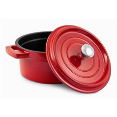 Round Mini Cocotte 9.5cm - Red