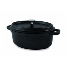 Large Oval Casserole 26cm - Black