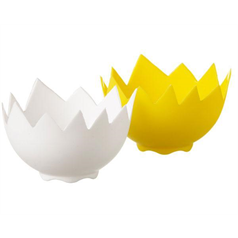 silicone egg poacher set of 2