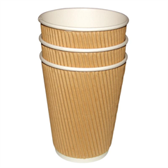 Olympia Ripple Wall Cups - 8oz