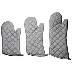 Grey Silicone Oven Mitt