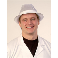 White Trilby Hat - 23"