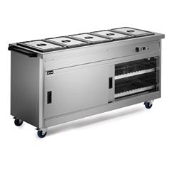 Lincat Panther 670 Hot Cupboard w/ Bain Marie, 900h x 1775w x 670d