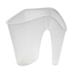 15oz Vertical Ice Machine Scoops, Clear