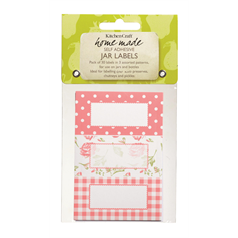 Pack of Thirty Self-Adhesive Jam Jar Lables - Roses