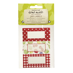Pack of Thirty Self-Adhesive Jam Jar Labels-Orchard