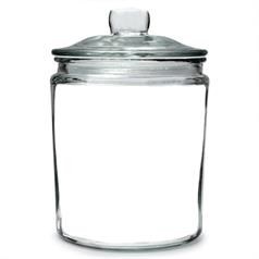 Glass Biscotti Jar Medium 1.9 Litres
