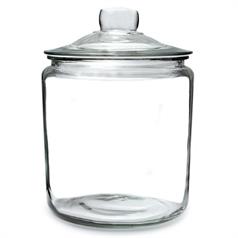 Glass Biscotti Jar Large 3.8 Litres