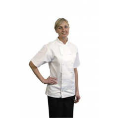 White Danny Jacket Short Sleeved - Large