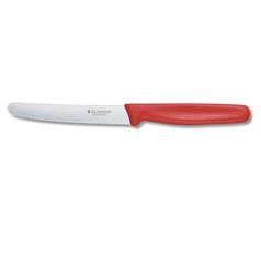 Standard Tomato and Sausage Knife with Wavy Edge - Red