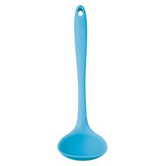 Flexible Silicone 28cm Ladle Blue