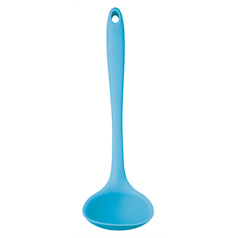 Flexible Silicone 28cm Ladle Blue