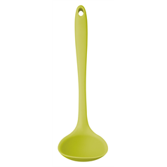 Flexible Silicone 28cm Ladle Green