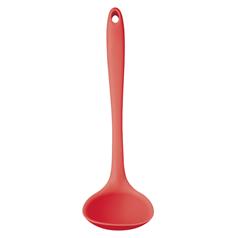 Flexible Silicone 28cm Ladle Red