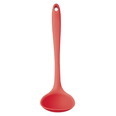 Flexible Silicone 28cm Ladle Red