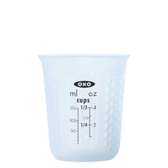 squeeze & pour silicone measuring cup, mini, 150ml