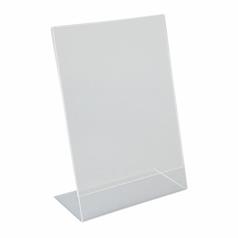 A5 Perspex Menu Holder Angled