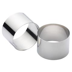 Stainless Steel Rings 9cm x 6cm
