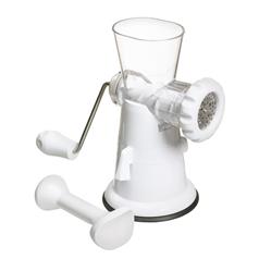 White Plastic Mincer With Suction Clamp