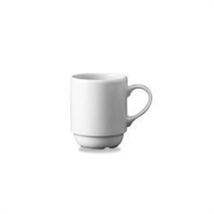 Churchill White Holloware Stacking Mug, 28cl/10oz