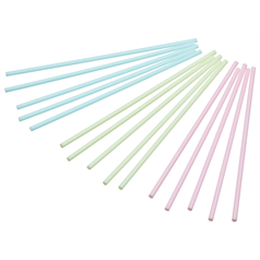plastic pastel coloured cake pop sticks