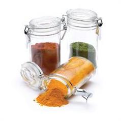 Mini Clip Top Spice Jar, Round, 60ml