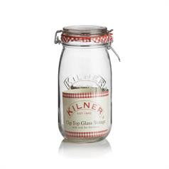 Kilner Clip Top Jar, Round, 1.5 Litre