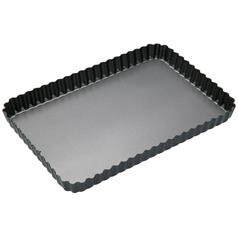 Non-Stick Fluted Rectangular Flan/Quiche Tin