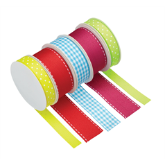 Pack of 5 Assorted Bright Ribbons