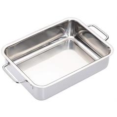 Stainless Steel Heavy Duty 32cm x 23cm Roasting Pan