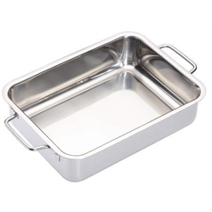Stainless Steel Heavy Duty 32cm x 23cm Roasting Pan