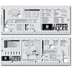 mercer rules culinary ruler 12.25