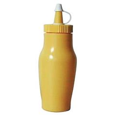 Sauce Bottle w/Cap 200ml/7oz Yellow