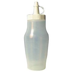 Sauce Bottle W/Cap, Clear