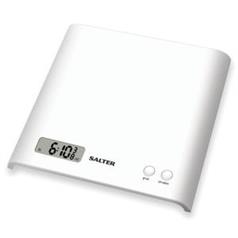 Salter Electronic Kitchen Platform Scale White