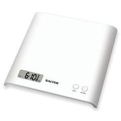 Salter Electronic Kitchen Platform Scale White