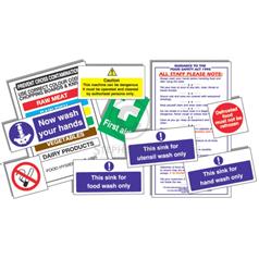 Junior Health & Saftey Sign Pack