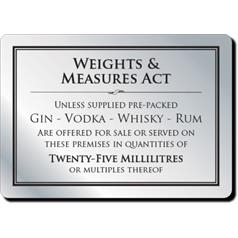 Weights & Measures Act 25ml Silver