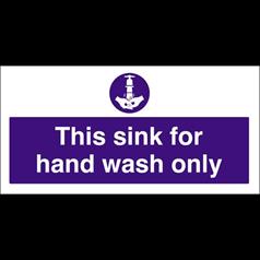 Hand Wash Only Sink