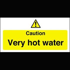 Caution Very Hot Water