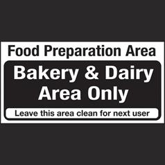 Bakery & Dairy Area Only