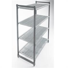 4 tier cambro basics shelving